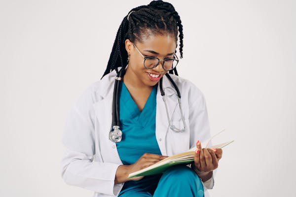 Patient en consultation en ligne